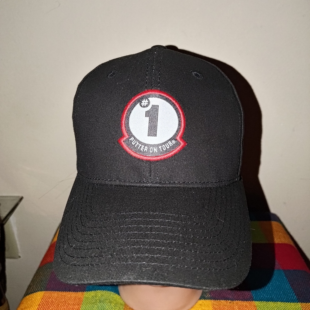 Odyssey #1 Putter On Tour Embroidered Stitched Patch Strapback Hat Cap